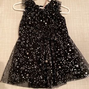 12 month black dress with stars